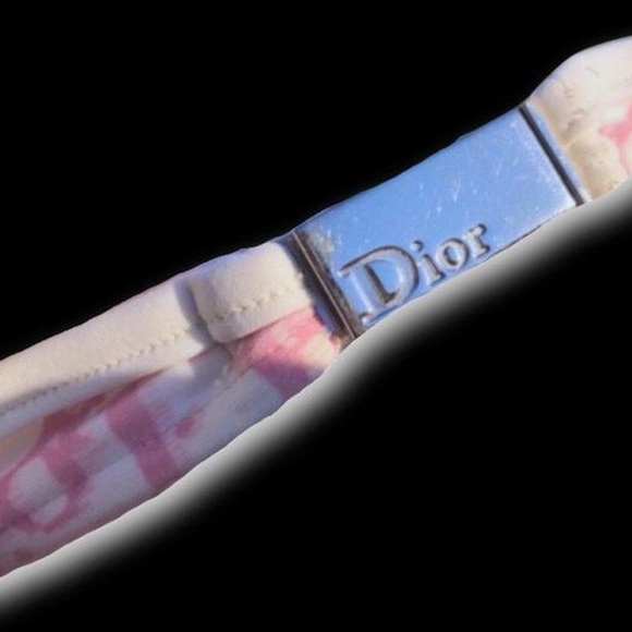 Christian Dior By John Galliano Girly Pink Monogram Trotter Logo Bikini Bra - Picture 13 of 16